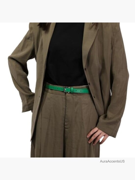 Italian Leather Belt 2cm Width Women Dress Pants main image 6